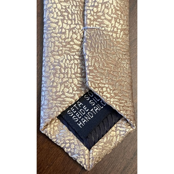 Hi Tie, Gold, Hand Made, 100% Silk, Men’s Neck Tie - Picture 6 of 11